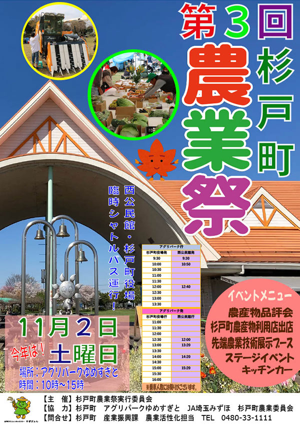 第3回杉戸町農業祭